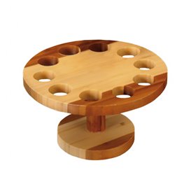 Bamboo Serving Cone Holder 10 slots (1 Unit) 