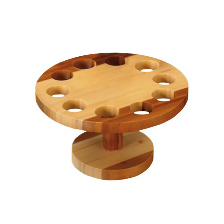 Bamboo Serving Cone Holder 10 slots (1 Unit) 
