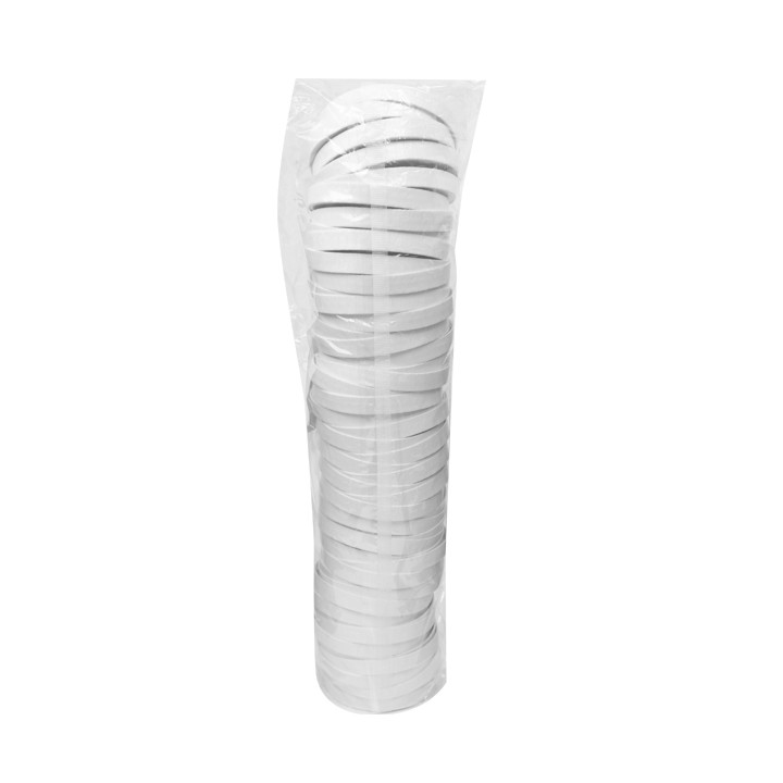 Travel Lid with White Paper Hole Ø8,0cm (50 Units) 
