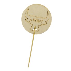 Bamboo Cooking Stick “A Point” 9cm (60 Units)