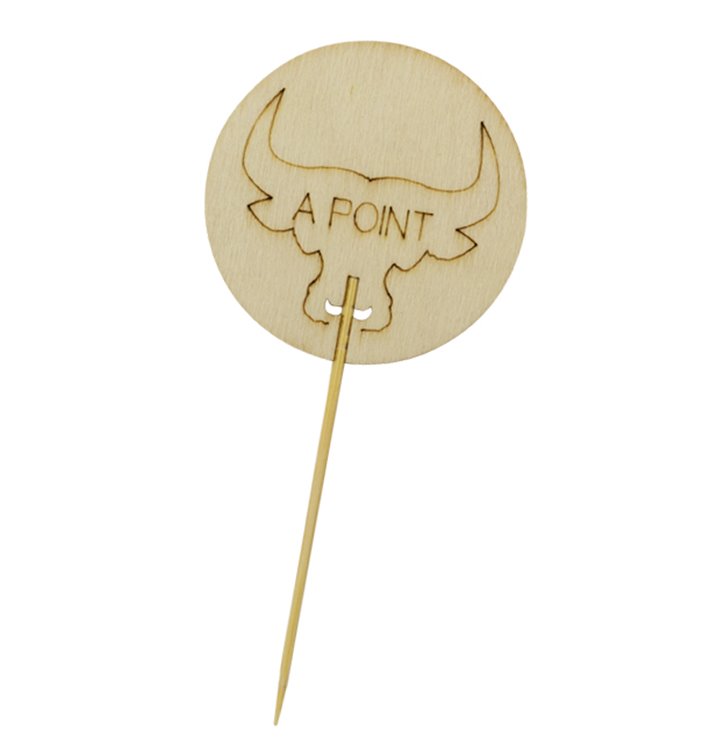 Bamboo Cooking Stick “A Point” 9cm (1200 Units)