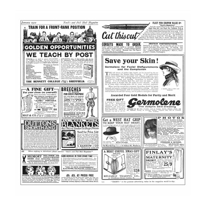 Paper Food Wrap Grease-Proof "Times" 31x38cm 