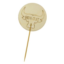 Bamboo Cooking Stick “Bien Cuit” 9cm (1200 Units)