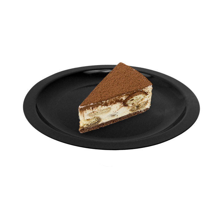 Reusable Hard Plate Flat Black "Round" PP Ø18,5cm (600 Units)