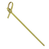 Bamboo Bow Skewer Natural 10cm (250 Units)  