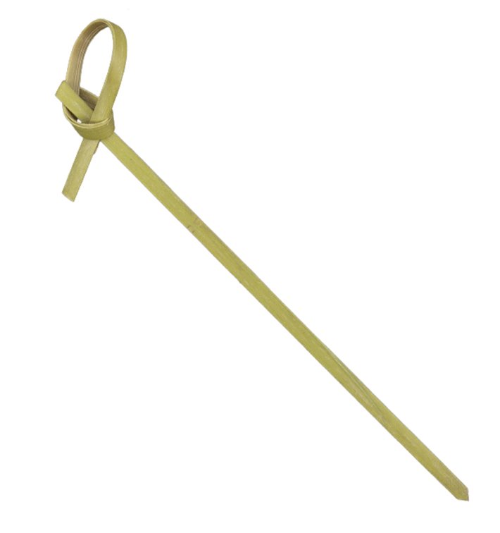 Bamboo Bow Skewer Natural 10cm (2.500 Units)  