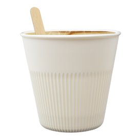 Durable Reusable Tumbler PP Cream 230ml Ø9,6cm (5 Units)  