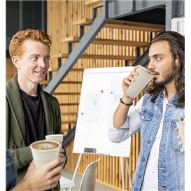 Durable Reusable Tumbler PP Cream 470ml Ø9,6cm (100 Units)