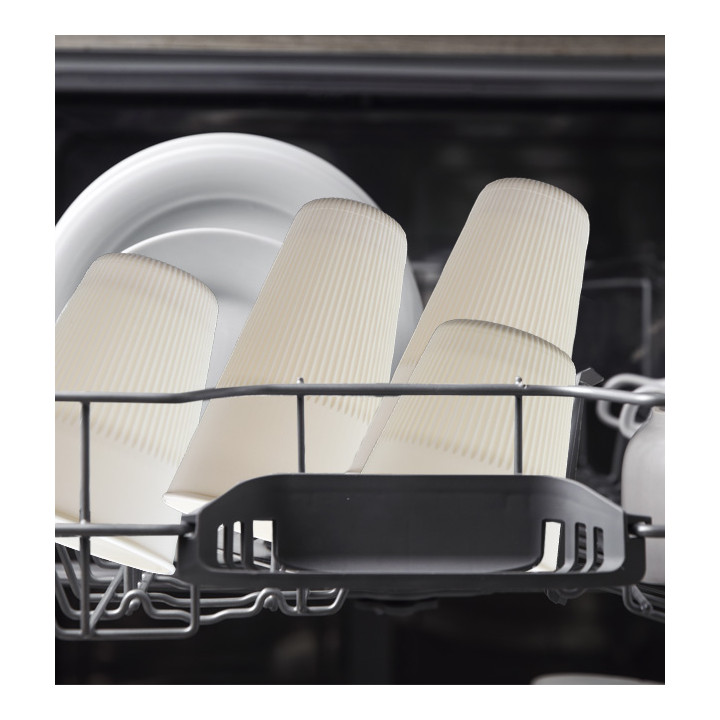 Durable Reusable Tumbler PP Cream 355ml Ø9,6cm (5 Units)  