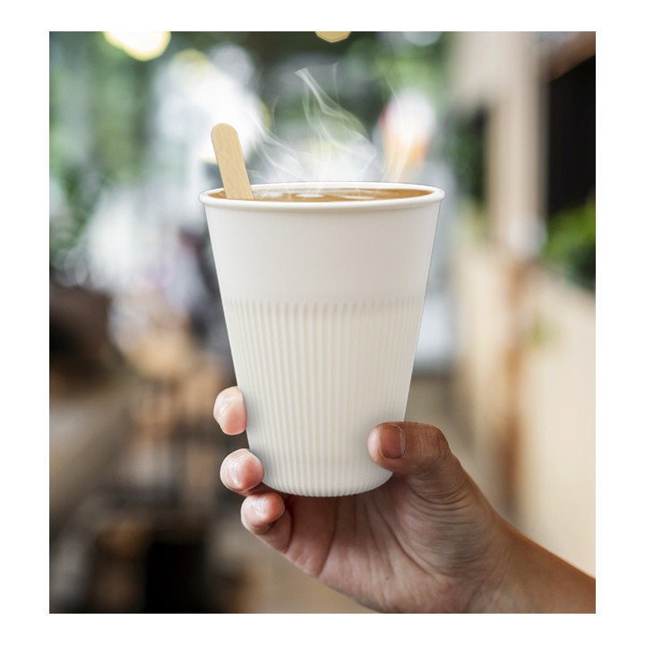 Durable Reusable Tumbler PP Cream 355ml Ø9,6cm (100 Units)