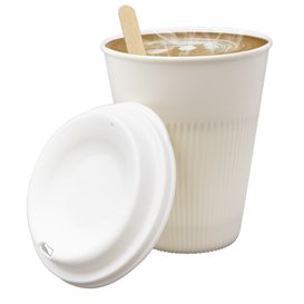 Durable Reusable PP Cream Lid for Tumbler Ø9,6cm (5 Units)