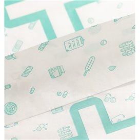 Paper Bag Pharmacy White 14+7x24cm (1000 Units)