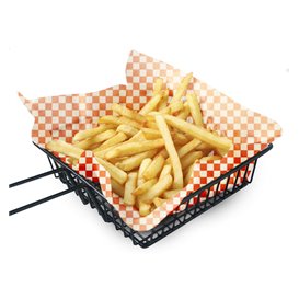 Paper Food Wrap Grease-Proof “Vichy” Red 31x42cm (1.000 Units)