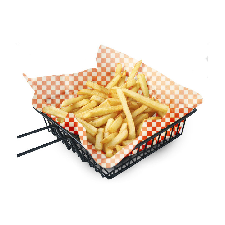 Paper Food Wrap Grease-Proof “Vichy” Red 31x42cm (1.000 Units)