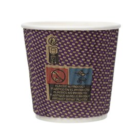 Paper Cup Ripple Wall Kraft 9Oz/270ml Ø8,0cm (1.050 Units)