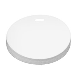 Travel Lid with White Paper Hole Ø8,0cm (1.000 Units)