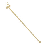 Bamboo Pink Flamingo Drink Stirrer 18cm (50 Units)