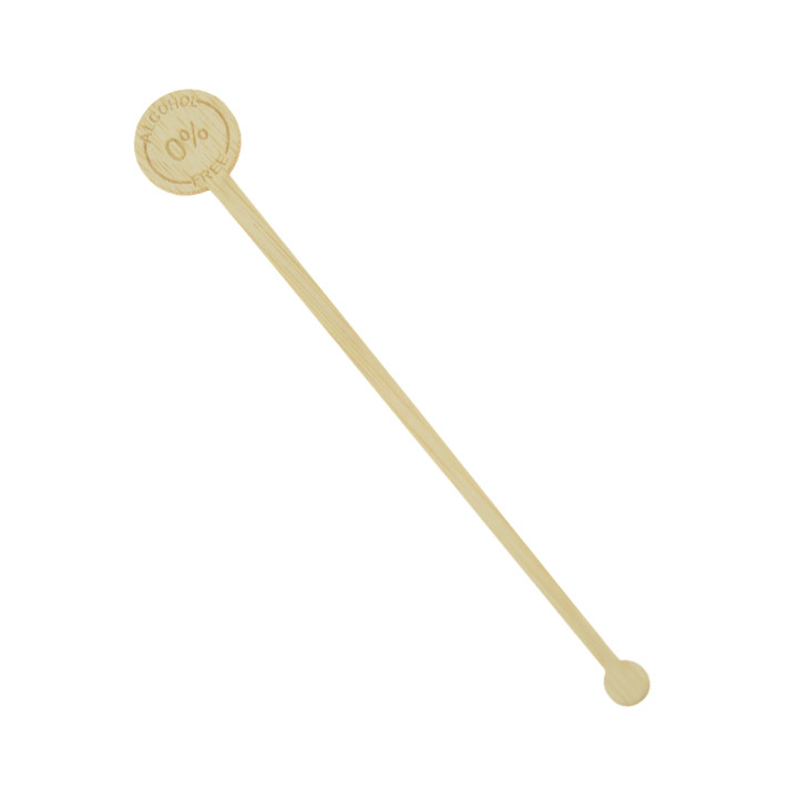 Bamboo 0% Alcohol Drink Stirrer 14cm (600 Units)