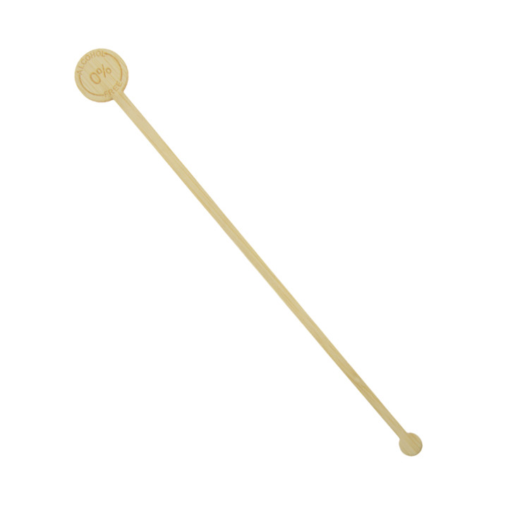 Bamboo 0% Alcohol Drink Stirrer 18cm (600 Units)