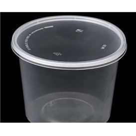 Plastic Deli Range Container in PP Transparent with Lid 720ml (40 Units)