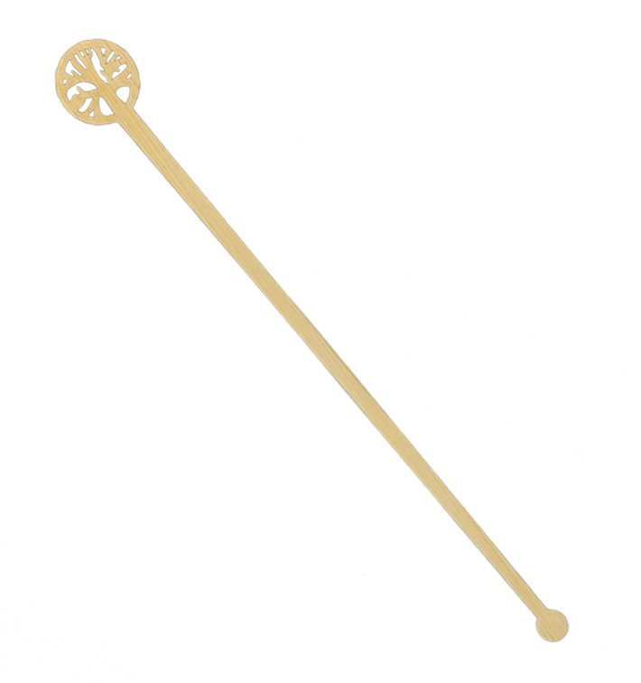 Bamboo Tree of Life Drink Stirrer 18cm (600 Units)