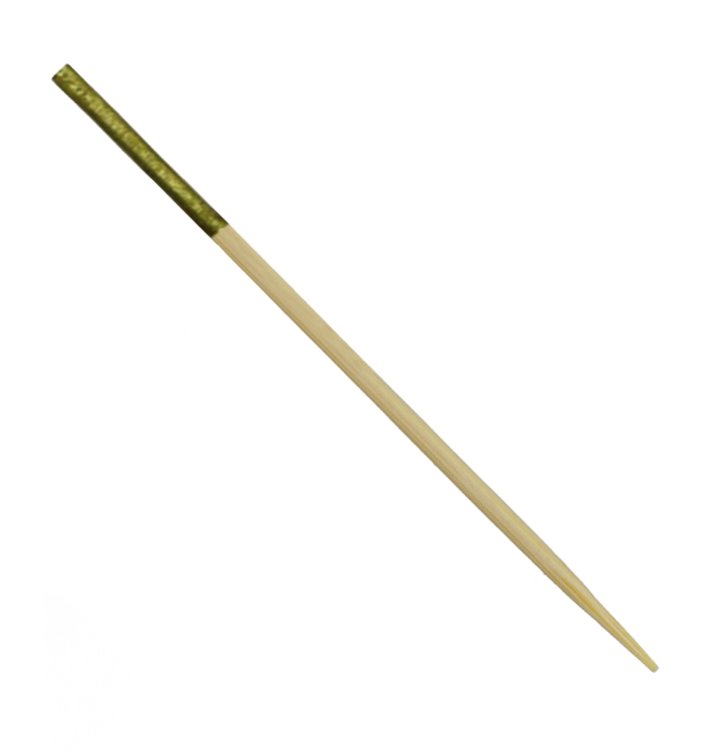 Bamboo Skewer Gold Tip 7cm (3.600 Units)