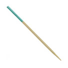 Bamboo Skewer Turquoise Tip 7cm (3.600 Units)