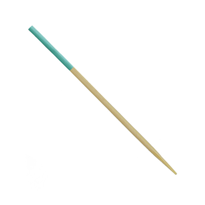 Bamboo Skewer Turquoise Tip 7cm (3.600 Units)