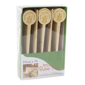 Gluten Free Bamboo Food Marker 10cm (50 Units) 