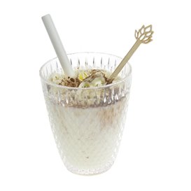 Bamboo Lotus Blossom Drink Stirrer 14cm (600 Units)