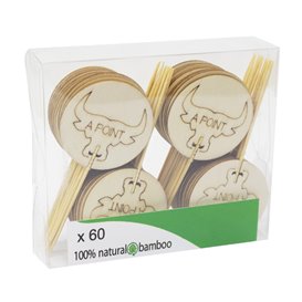 Medium Well Food Marker “A Point” 9 cm (60 Units)