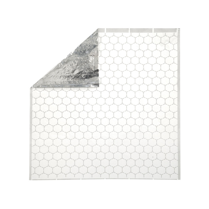 Silver Greaseproof Aluminum Foil 41*41cm (25 Units)