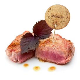 Medium Rare Food Marker “Saignant” 9 cm (60 Units)