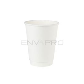 Cardboard Cup 8Oz/240ml Double Wall Smooth White Ø8cm (25 Units) 