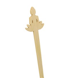 Bamboo Skewer “Bouddha 1” 12cm (50 Units) 