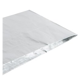 Silver Greaseproof Aluminum Foil Bag 31,5+5x10,3cm (2000 Units)