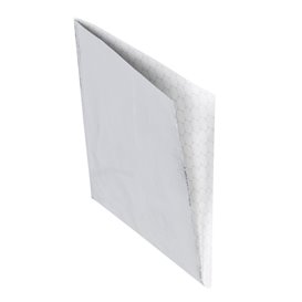 Paper Food Bag Grease-Proof Opened 2L Silver 16x16cm (4000  Units)