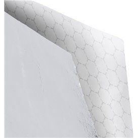 Paper Food Bag Grease-Proof Opened 2L Silver 16x16cm (4000  Units)