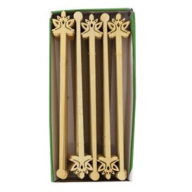 Bamboo Stirrer “Bouddha 2” for Drink 14cm (600 Units)