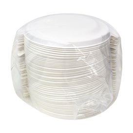 Sugarcane Lid White for Bowl 470ml (400 Units)