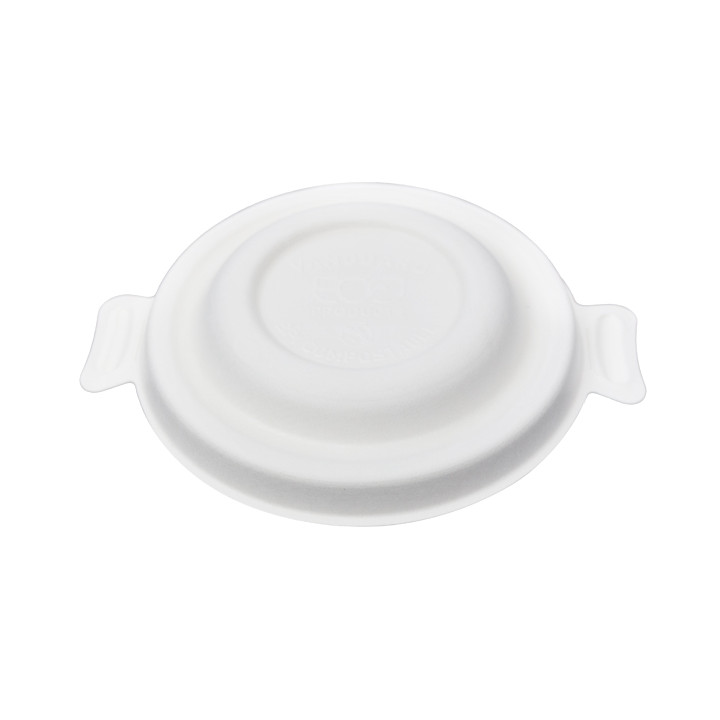 Sugarcane Lid White for Bowl 175 and 235ml (50 Units)