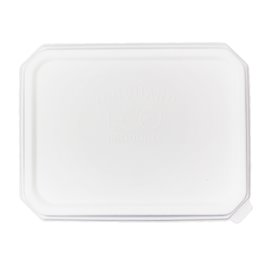 Lid in PLA for Sugarcane Tray 16,5x21,5cm (200 Units)