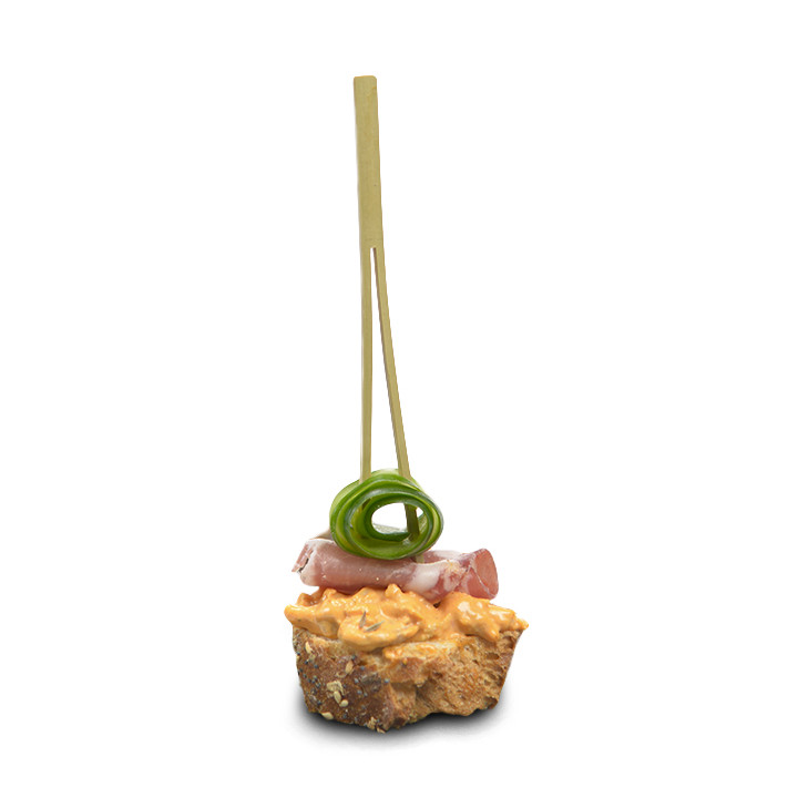 Double Bamboo Skewer 15 cm (100 Pezzi)