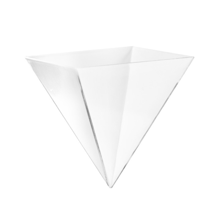 Cone Holder PS Transparent 6 Holes 40x6.5x7cm (6 Units)