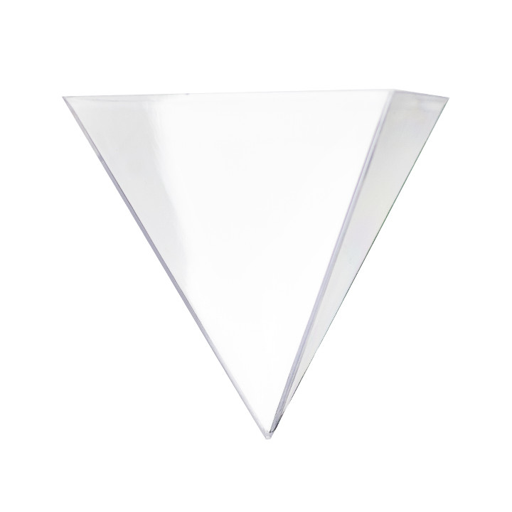 Cone Holder PS Transparent 6 Holes 40x6.5x7cm (6 Units)