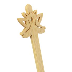 Bamboo Stirrer “Bouddha 2” for Drink 18cm (600 Units)