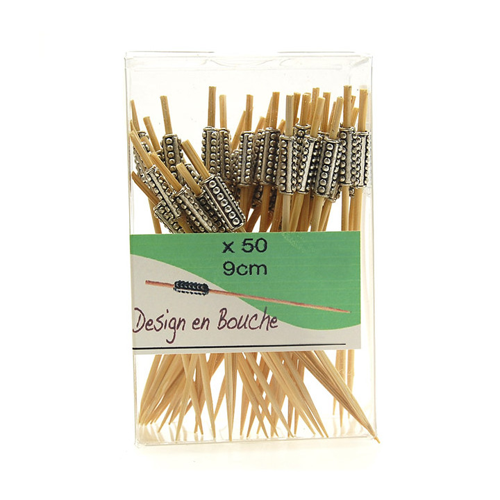 Bamboo skewer “Totem” 9cm (600 Units)