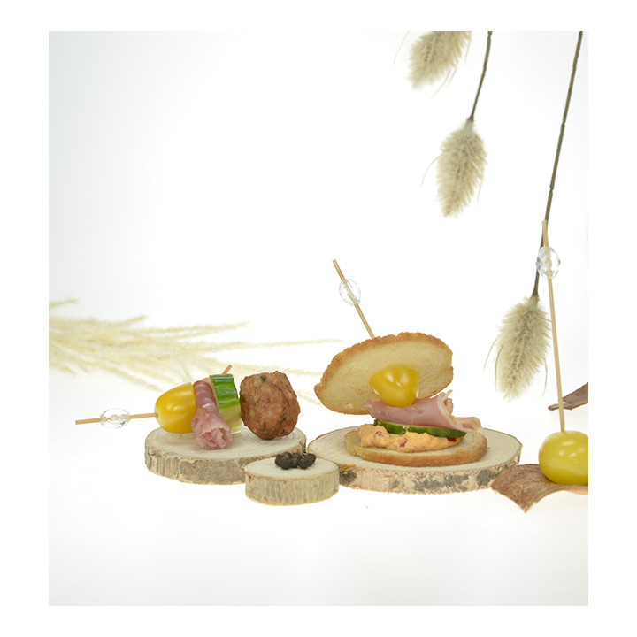 Bamboo Skewer Diamond 9cm (100 Units)