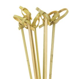 Natural Bamboo Bow Skewer 18cm (100 Units)  