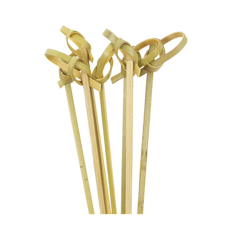 Natural Bamboo Bow Skewer 18cm (100 Units)  